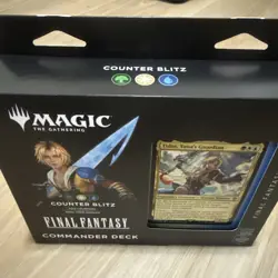 Counter Blitz MTG Final Fantasy Tidus Commander Deck Sealed Magic the Gathering - Image 1