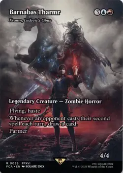 Barnabas Tharmr - Kraum, Ludevic's Opus (Showcase) Final Fantasy Magic MTG NM - Image 1