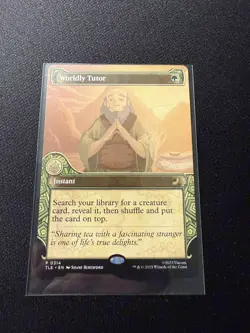 MTG Worldly Tutor (Showcase) - Avatar: The Last Airbender NM - Image 1