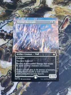 Crystal Barricade (Borderless) Foundations 296 Near Mint - Image 1