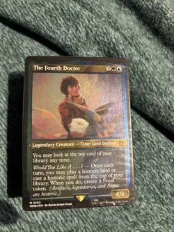 MTG Beyond Doctor Who Fourth Doctor Commander Deck No Box Sealed Pack - Image 1