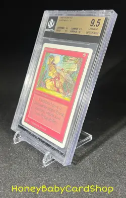 MTG Unlimited Edition 1993 Earthbind BGS 9.5Q+ (TRUE QUAD+) GEM MINT 93/94 - Image 3