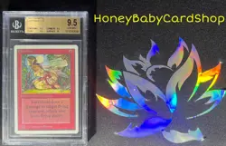 MTG Unlimited Edition 1993 Earthbind BGS 9.5Q+ (TRUE QUAD+) GEM MINT 93/94 - Image 4