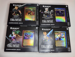 *NEW & Sealed* FINAL FANTASY Commander Deck (Set of All 4 Decks) Magic MTG - Image 1