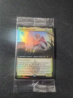 Iroh, Grand Lotus Extended Art ✨Foil✨ Box Lunch Promo 0002 MTG Sealed New - Image 1