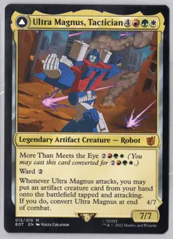 1x Ultra Magnus, Tactician - Universes Beyond: Transformers - NM - Image 1