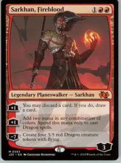 Sarkhan, Fireblood M Foundations Jumpstart 593 NM - Image 1