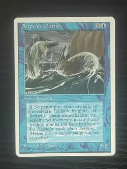 Magic MTG Italian Revised Sea Serpent Artist Proof Near Mint - Only 50 Exist! - Image 1