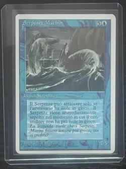 Magic MTG Italian Revised Sea Serpent Artist Proof Near Mint - Only 50 Exist! - Image 3