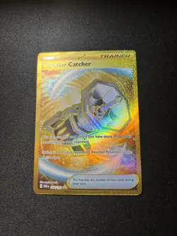 *NM* Counter Catcher 264/182 Hyper Rare Gold Secret Trainer Pokemon Paradox Rift - Image 1