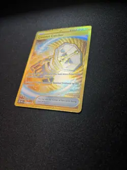 *NM* Counter Catcher 264/182 Hyper Rare Gold Secret Trainer Pokemon Paradox Rift - Image 3