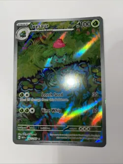 Ivysaur 2023 Pokemon TCG Scarlet & Violet 151 IR #167/165 - Image 1
