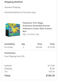 *PRESALE* Pokemon Center Ascended Heroes Elite Trainer Box Confirmed Order - Image 2