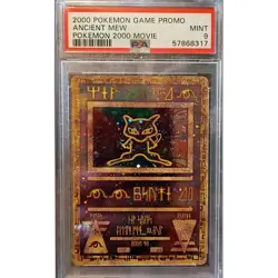2000 Pokemon Game Promo ? Ancient Mew ? Pokemon 2000 Movie Graded PSA 9 - Image 1