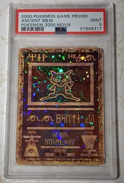 2000 Pokemon Game Promo ? Ancient Mew ? Pokemon 2000 Movie Graded PSA 9 - Image 2