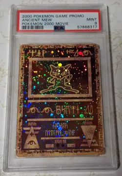 2000 Pokemon Game Promo ? Ancient Mew ? Pokemon 2000 Movie Graded PSA 9 - Image 3