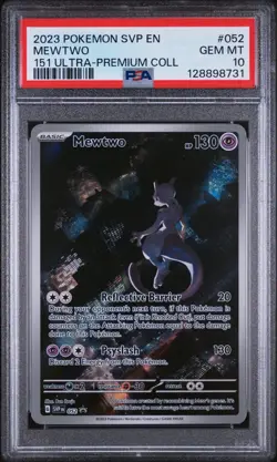 Pokemon 2023 SVP en Mewtwo 151 Ultra-Premium Collection #052 PSA 10 - Image 1