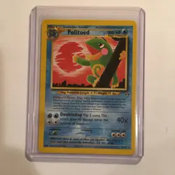 Politoed 27/75 Neo Discovery Non-Holo Rare Pokemon TCG NM - Image 1