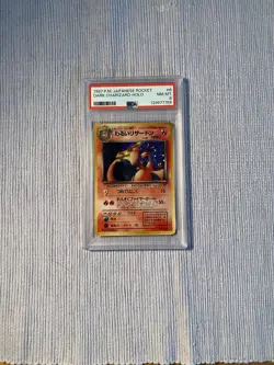 PSA 8 Dark Charizard #006 Japanese Rocket Holo Pokemon Card - Image 1