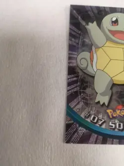 Squirtle #07 Topps TV Animation Edition Holo Pokemon Black Logo & Ivysaur - Image 3