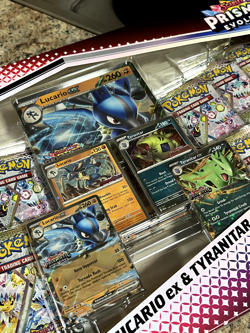Pokemon TCG Prismatic Evolutions Lucario EX & Tyranitar EX SEALED Free Shipping! - Image 3