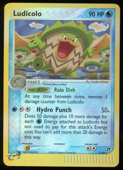 Pokemon 2003 Ex Sandstorm - Ludicolo - Reverse Holo - 7 - Image 1