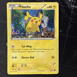 Lightly Played Pikachu - 6/12 - McDonald's Promo 2015 Pokemon McDonald's Promos - Image 1