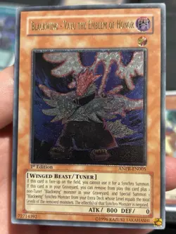 Yu-Gi-Oh! Blackwing - Vayu the Emblem of Honor ANPR-EN005 Ultimate Rare 1st - Image 1
