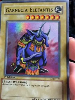 Garnecia Elefantis MRD-125 Super Rare 1st Edition Yugioh Foil Line - Image 3