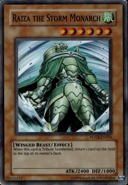 Raiza the Storm Monarch Unl Ed Super FOTB-EN026 Yu-Gi-Oh! - Image 1