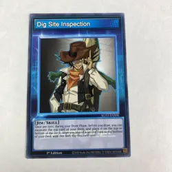 Yugioh Dig Site Inspector SGX4-ENS08 Speed Duel Midterm Destruction 1st Edition - Image 1