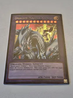 Dragon Master Knight LCKC-EN065 Secret Rare Yugioh Legendary Collection Kaiba NM - Image 2