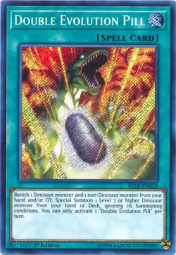 Yugioh! LP Double Evolution Pill - BLLR-EN028 - Secret Rare - 1st Edition Lightl - Image 1