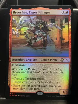 Breeches Eager Pillager FOIL NM/M Jesper Ejsing Secret Lair MTG Magic Card - Image 1