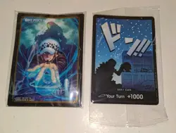 Devil Fruit Vol. 3 Trafalgar Law SEALED DON!! Card & Card Sleeves One Piece TCG - Image 1