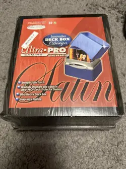 Ultra Pro Gaming Series Satin Deck Box Sealed Case Of 6 2005 for Trading Cards - Image 1