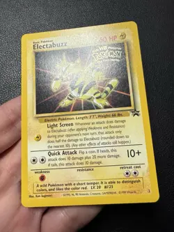 Electabuzz #2 1999 Black Star Promo Stamped Pokemon Card TCG LP - Image 2