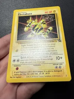 Electabuzz #2 1999 Black Star Promo Stamped Pokemon Card TCG LP - Image 3