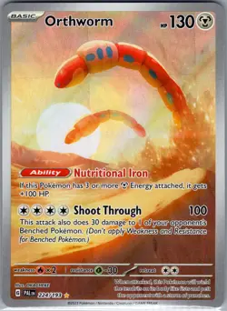 Orthworm 224/193 SV02: Paldea Evolved - Pokemon Card - NM - Image 1