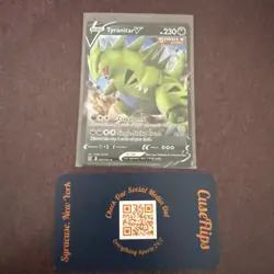 Tyranitar V 097/163 Ultra Rare SWSH05: Battle Styles Pokemon Card - Image 1