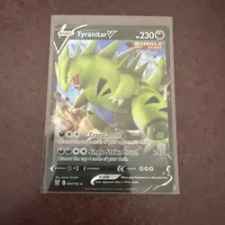 Tyranitar V 097/163 Ultra Rare SWSH05: Battle Styles Pokemon Card - Image 2