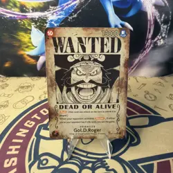 Gol D Roger OP09-118 SEC SP ENGLISH ONE PIECE Card Wanted Carrying on His Will - Image 1