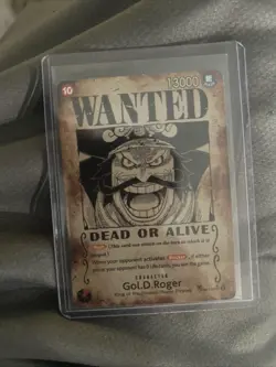 Gol D Roger OP09-118 SP Wanted Poster Manga OP13 One Piece Card English - Image 1