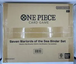 SEALED One Piece Card Game Seven Warlords Of The Sea Binder Set - ENGLISH - Image 1