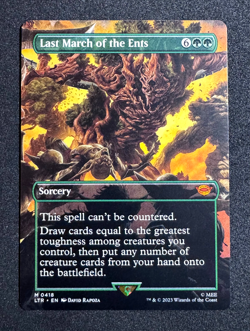 MTG LAST MARCH OF THE ENTS 0418 LORD OF THE RINGS LTR BORDERLESS - Image 3