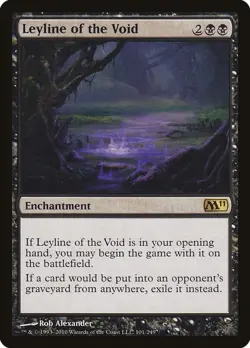LEYLINE OF THE VOID M11 MTG MAGIC THE GATHERING NEAR MINT - Image 1