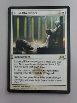 MTG Blind Obedience Gatecrash Regular Rare - Image 1
