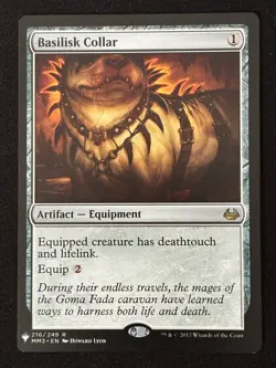 1x MTG Basilisk Collar (MM3) - The List Reprints (LIST) #216 - Magic - Image 1