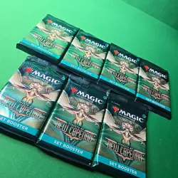MTG - Streets of New Capenna TCG - Set Of (7) booster pack lot CCG Sealed New - Image 2