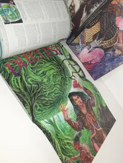 3 Duelist w/ Art Whispers of the Muse Tempest Poster 1997 1995 1996 Magazine MTG - Image 5